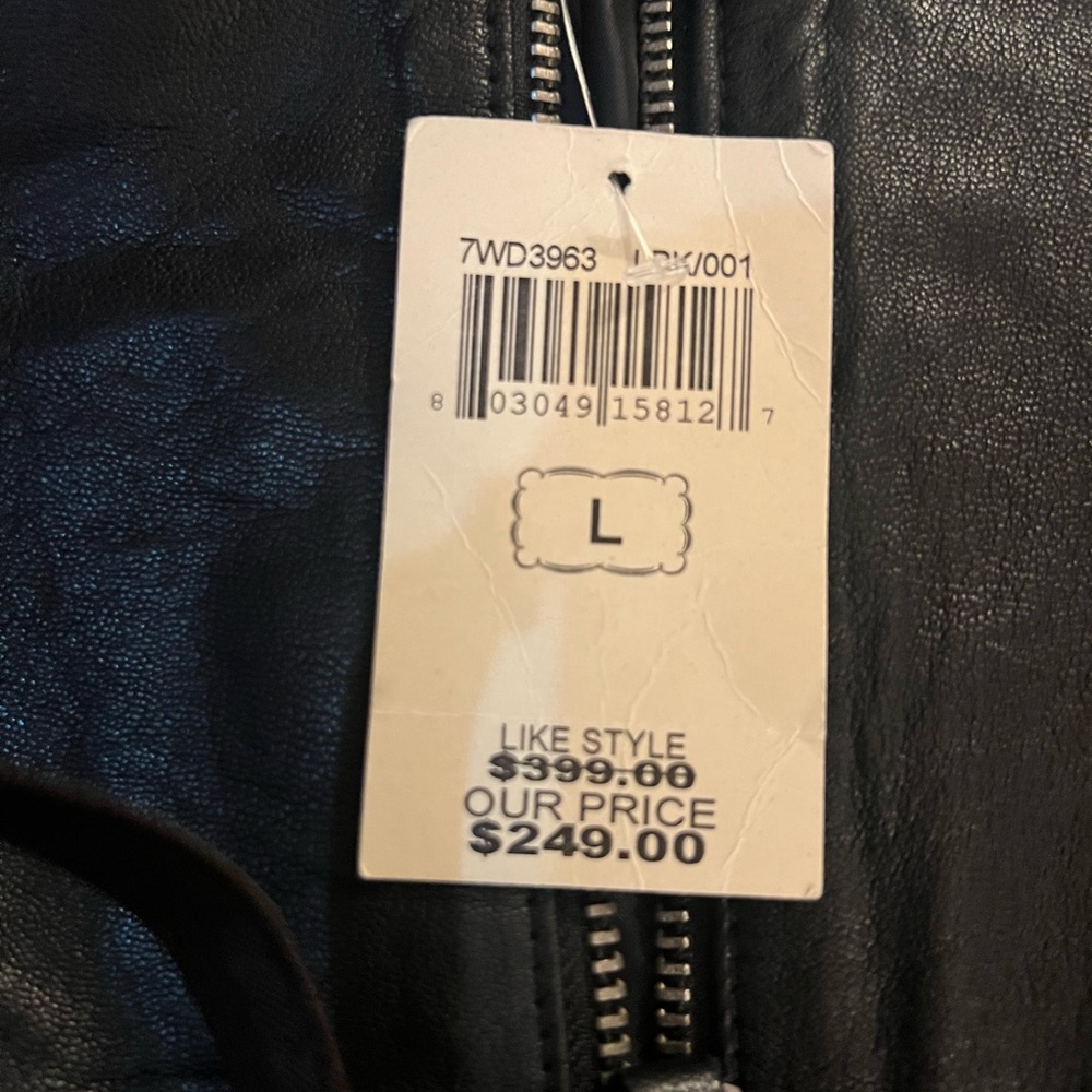 Jacket leather  new - Picture 4 of 4